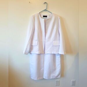 Wearabouts White Dress Suit Jacket Plus Size 18W Modest Temple Wedding Church